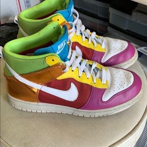 Colorful high top nikes Clearance